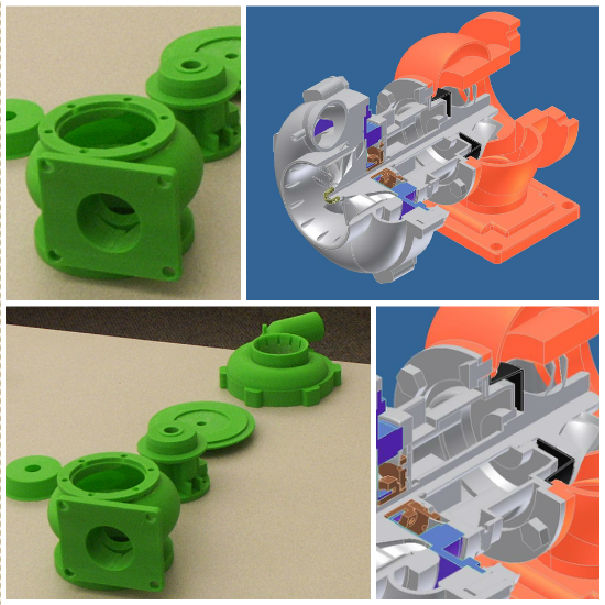 3D printed Turbo