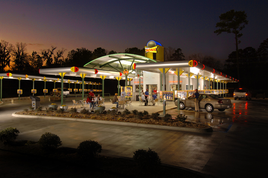 Sonic Drive-In at Night